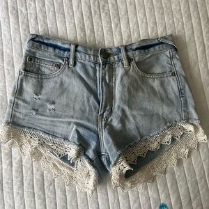 Free People Denim Shorts